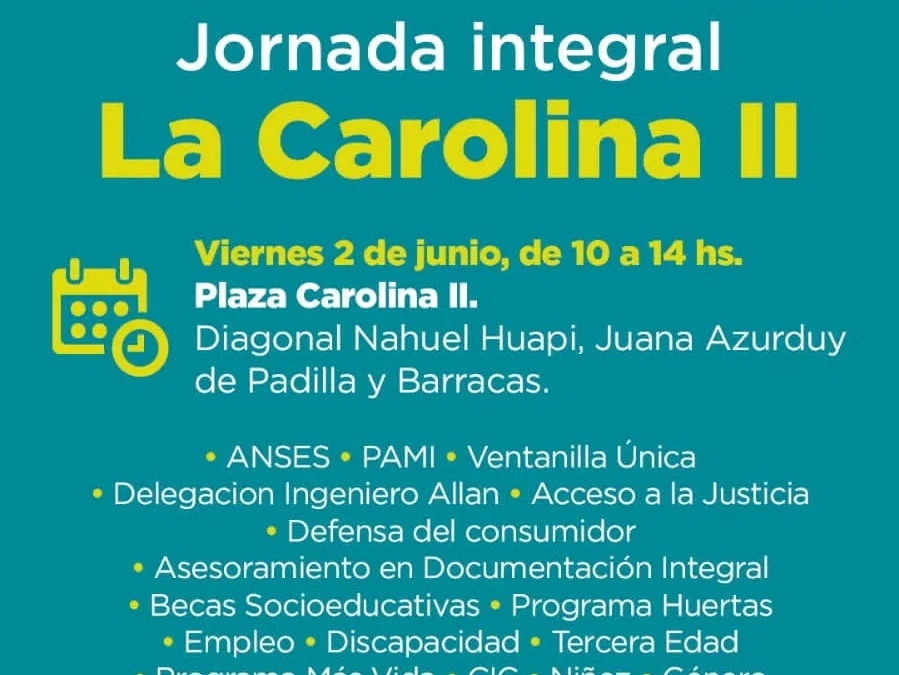 Operativo de asesoramiento integral en La Carolina II