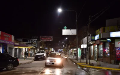 Kilómetro 26.700 se sumó al barrio Nº 20 con luminarias full LED