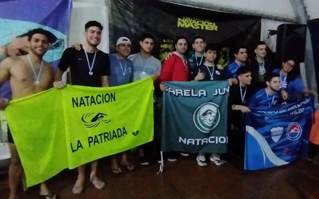 Podio para el equipo de natación varelense en el Circuito Máster