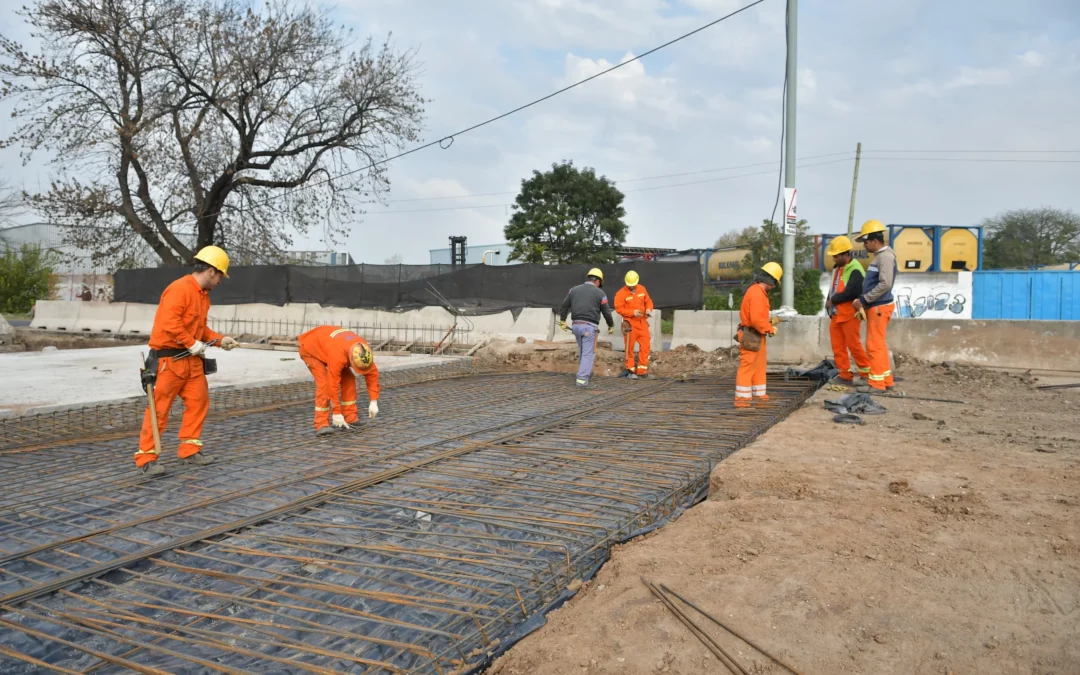 Avanza la obra en la Ruta 36, frente a Defensa y Justicia
