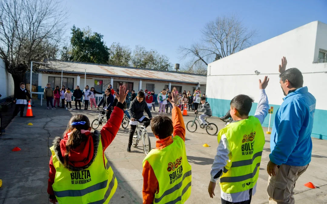 Lanzaron los programas municipales  de Seguridad Vial en la Primaria Nº35