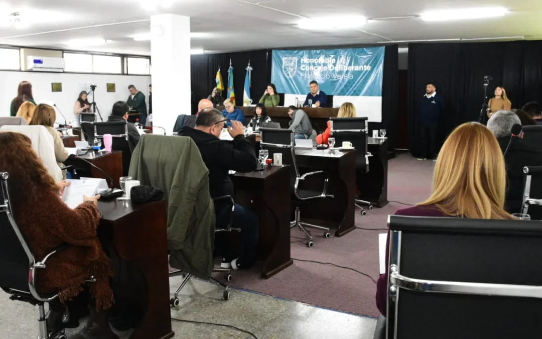 Sesionó el Concejo Deliberante y entre homenajes varios condonó deudas de tasas al Bingo de Florencio Varela