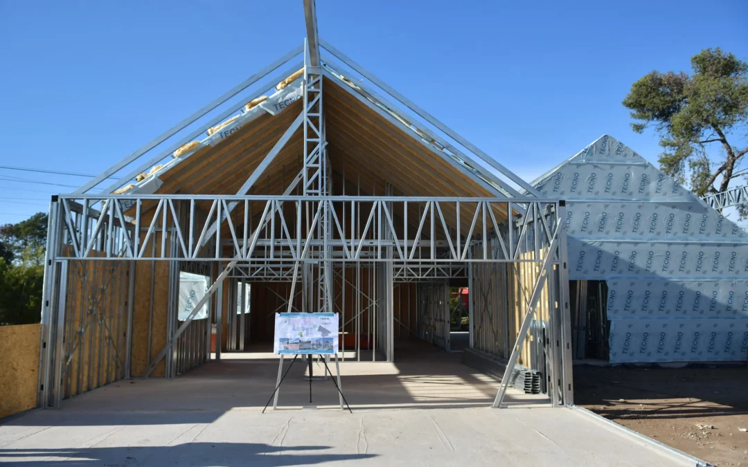 Andrés Watson supervisó la construcción de la escuela municipal para capacitación en oficios