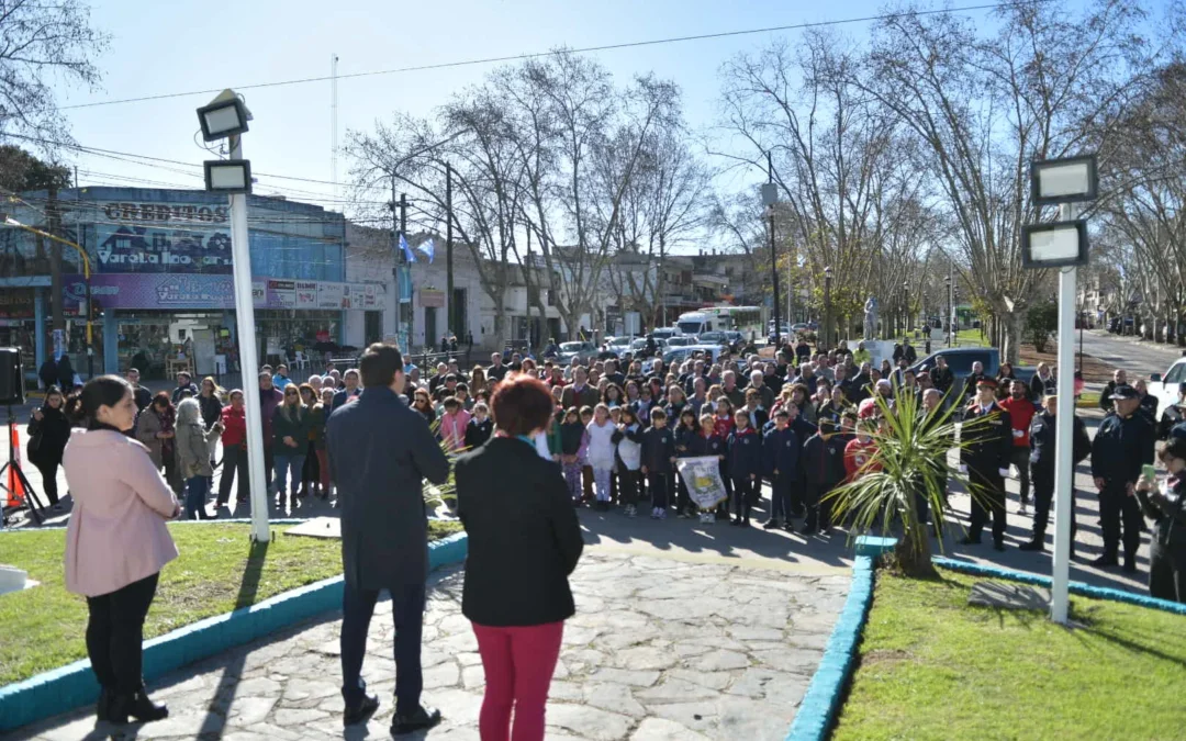 Florencio Varela conmemoró al General José de San Martín