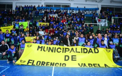 El contingente local listo para representar a Florencio Varela en la final de los Juegos Bonaerenses 2023