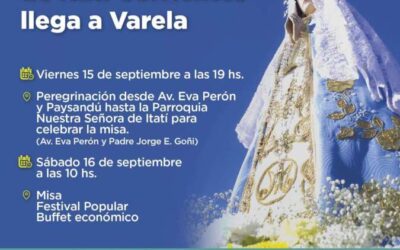 Llega la Virgen peregrina a Florencio Varela