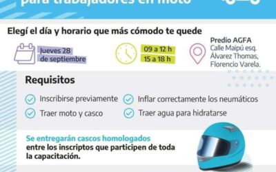 Clínica de conducción segura para trabajadores en moto