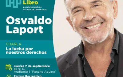 Osvaldo Laport define la Feria del Libro varelense como «una  gran oportunidad para bregar por una sociedad más inclusiva»
