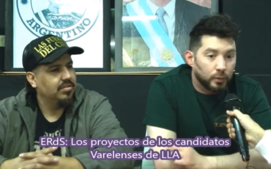 El candidato de Milei en Florencio Varela y un papelón hablando de la “venta de testículos”