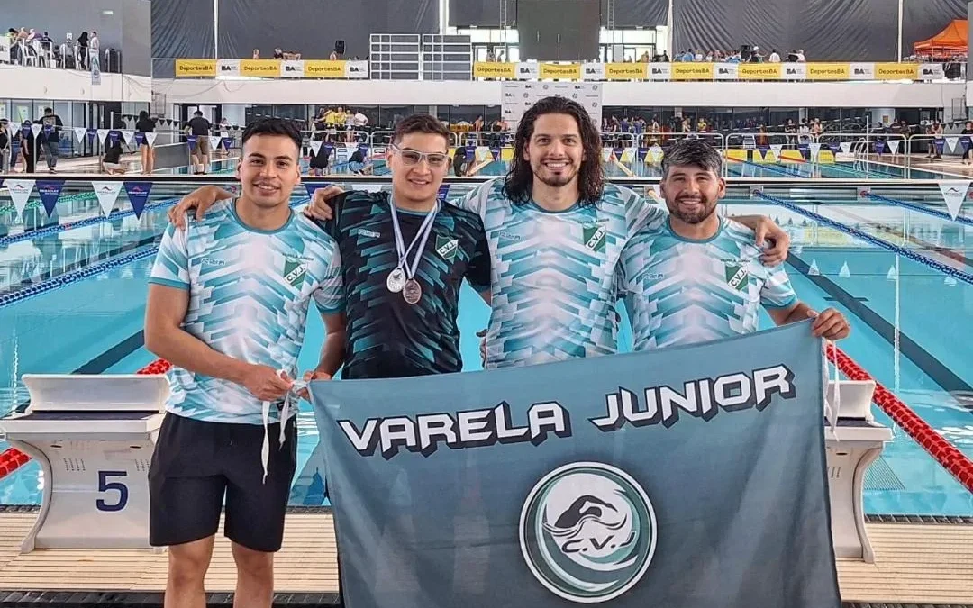 El Club Varela Junior por 1º vez en su historia en el Campeonato Argentino de Natación Master
