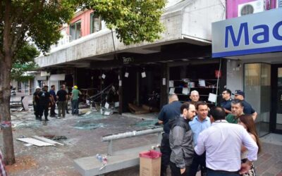 Explosión en la Peatonal Monteagudo: La conexión  irregular de una garrafa en el 4º piso generó el estallido
