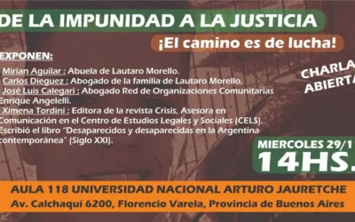 Lautaro Morello y Lucas Escalante: Charla abierta en la UNAJ a días de cumplirse un año del caso