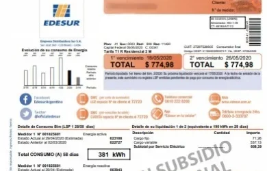EDESUR deberá pagar $ 285 millones en resarcimiento a usuarios  por errores en la facturación y problemas en instalaciones eléctricas