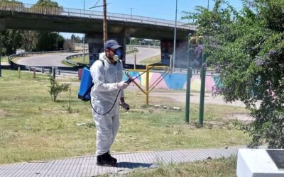 Continuaron los operativos en los barrios para combatir mosquitos