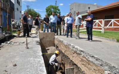 Cruce Varela: Comenzó una obra hidráulica para  solucionar un problema histórico de inundación