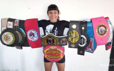 Varelense y campeona argentina de artes marciales mixtas