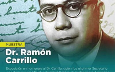 Muestra homenaje a Ramón Carrillo en el Centro de Salud Villa Vatteone