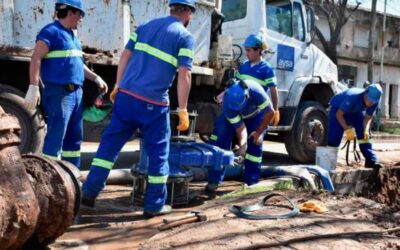 El gobierno nacional cancela fondos  para las obras de agua y cloacas,  esenciales para los barrios