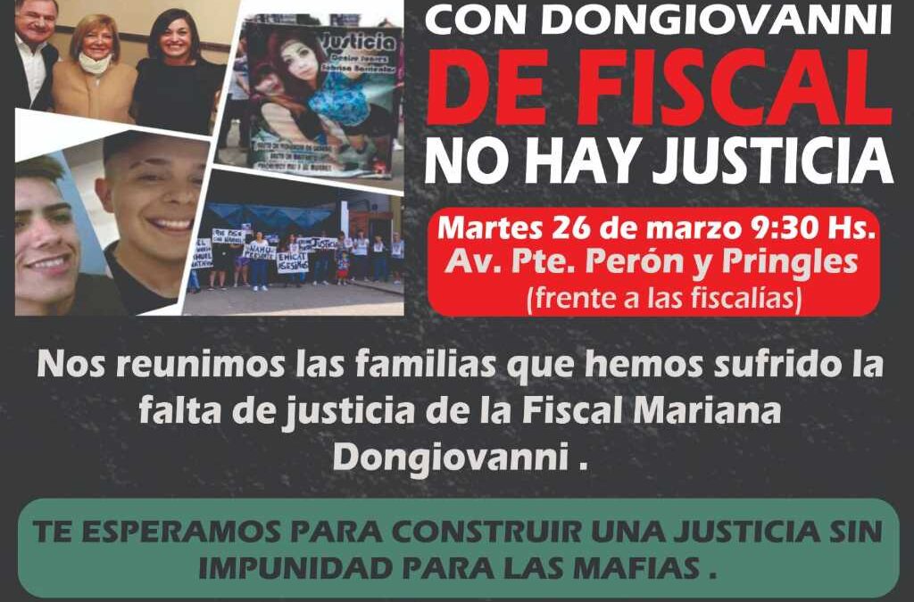 Convocan a protestar contra una fiscal de Varela