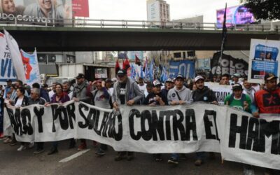 “Piquetazo”  En todo el país:  organizaciones sociales marchan con el lema “El hambre es el límite”