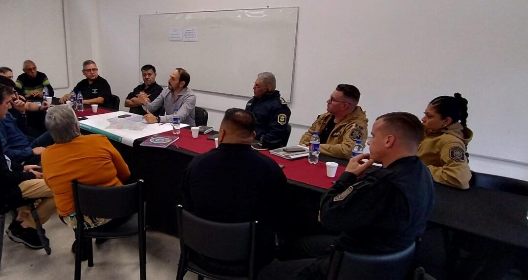 Municipio y Provincia coordinaron estrategias de seguridad