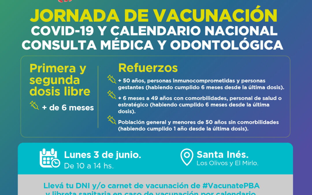 Jornadas itinerantes de vacunación