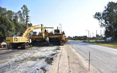 Progresos en las obras de Ruta  Provincial Nº53 y Villa Argentina