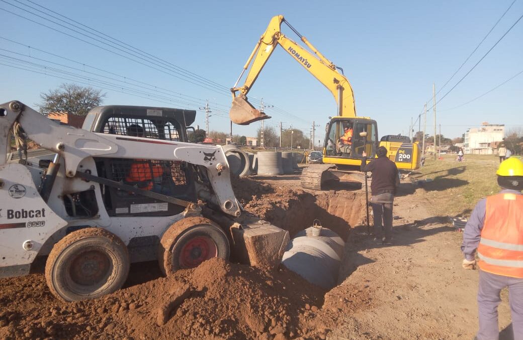 Avanzan las obras viales del distrito