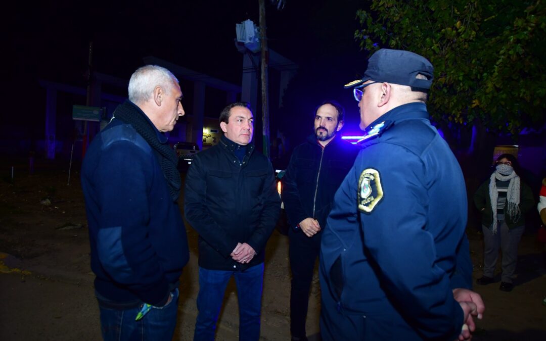 Operativo de seguridad en San Jorge con interceptación vial