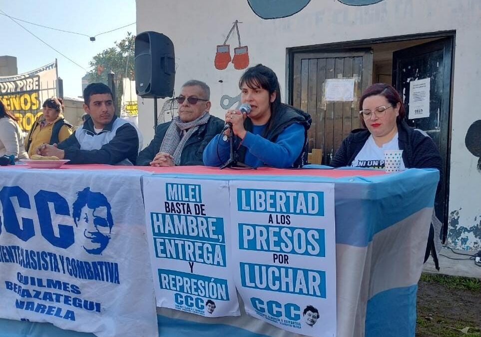 Conferencia de prensa de la CCC ante los allanamientos de la semana pasada