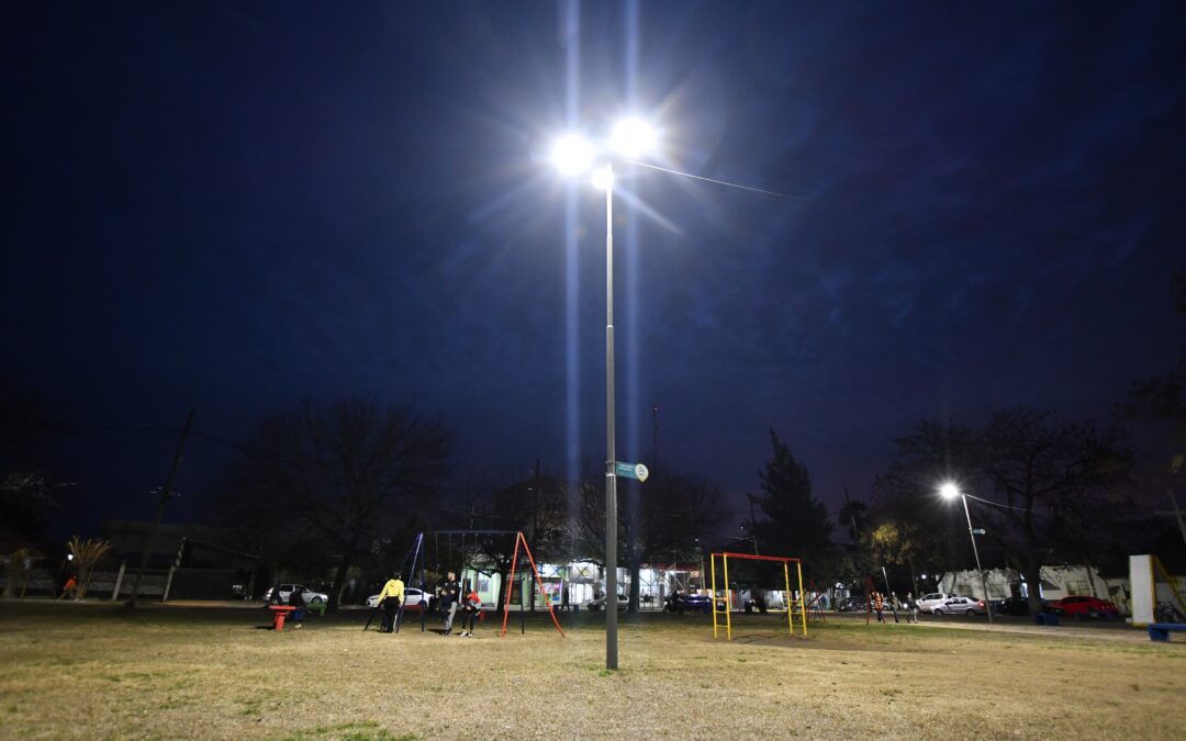 Más de 1000 artefactos LED instalados en Bosques Norte
