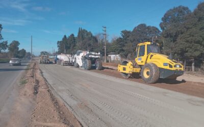 Evolución en obras viales