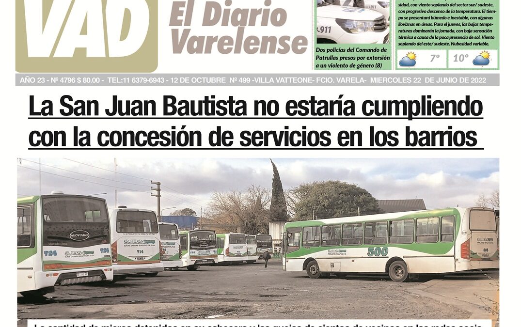 Un pliego que no se cumple y  faculta el final de la concesión