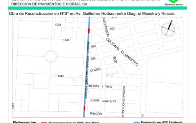 El Municipio planifica una obra vial en Av. Guillermo Hudson