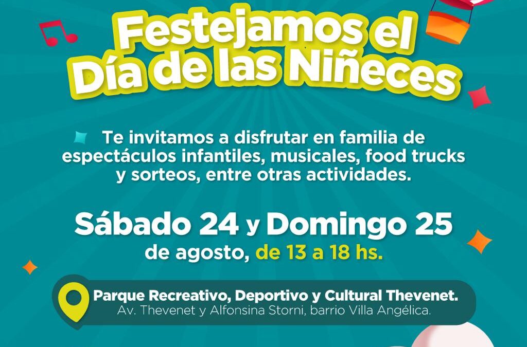 Actividades municipales gratuitas por el Día de las Infancias