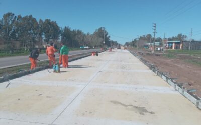 Obra en Ruta Provincial Nº53: hormigonado y tareas hidráulicas