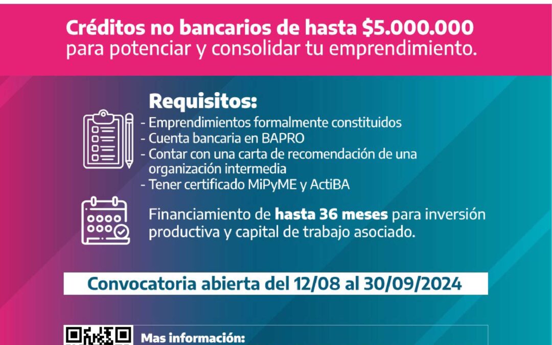 Anuncian créditos   a tasa cero para emprendedores