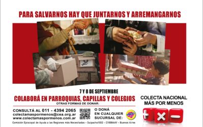 Llega la Colecta Nacional “Más por menos”