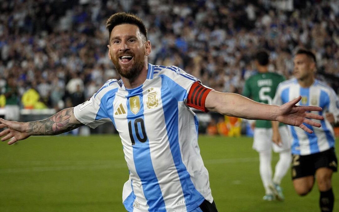 Con un hat trick de Messi, Argentina goleó a Bolivia por las Eliminatorias y se mantiene como único líder