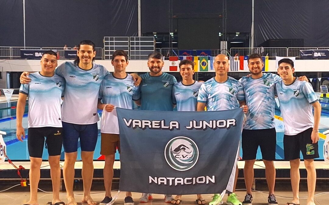 Varela Junior en el campeonato sudamericano de natación