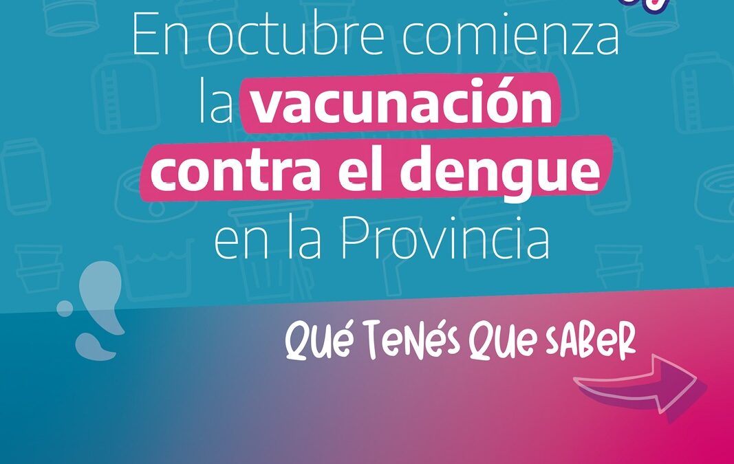 Comenzó la vacunación contra el dengue en Varela