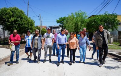 Finalizó la pavimentación de la calle Finochietto en San Eduardo