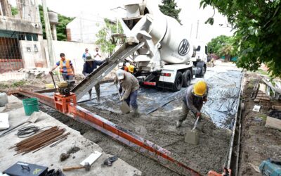 Obras de pavimentación en Km. 26