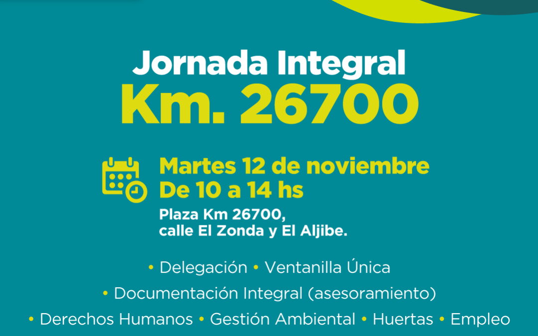 Operativo de  asesoramiento integral en Km 26