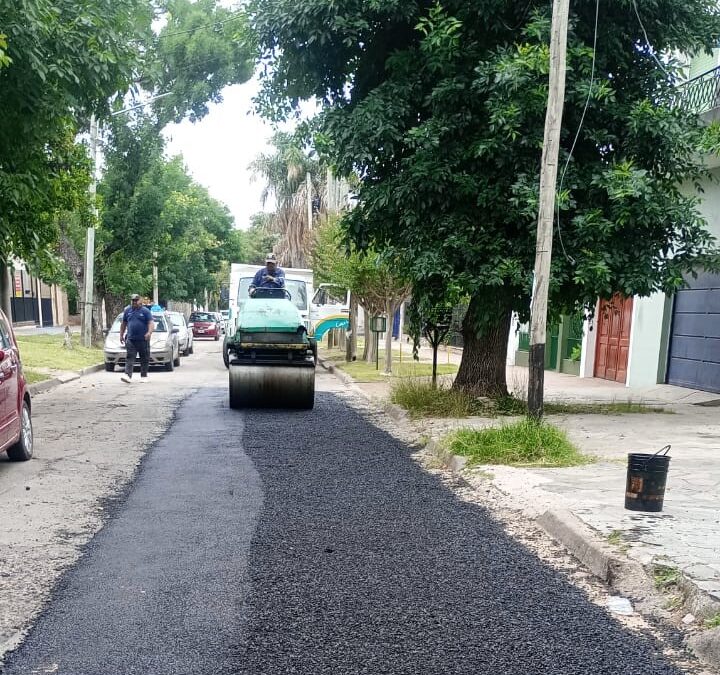 Avance de obras  en barrios de Florencio Varela