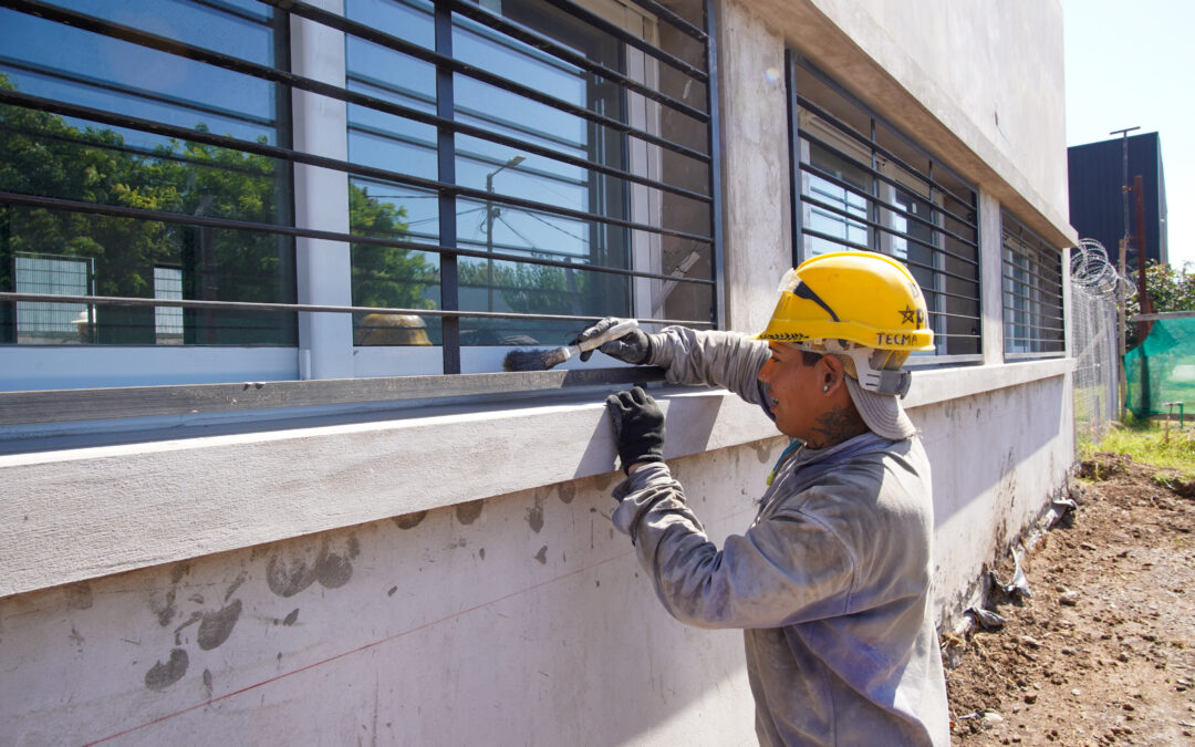 Avanza la obra del Centro Comunitario de Salud Mental del barrio Villa Angélica