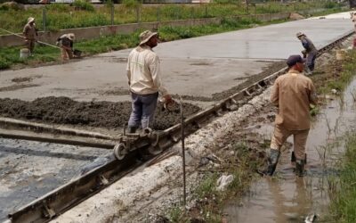 Continuaron las obras en Ruta  Provincial Nº53 y Diagonal Los Tilos