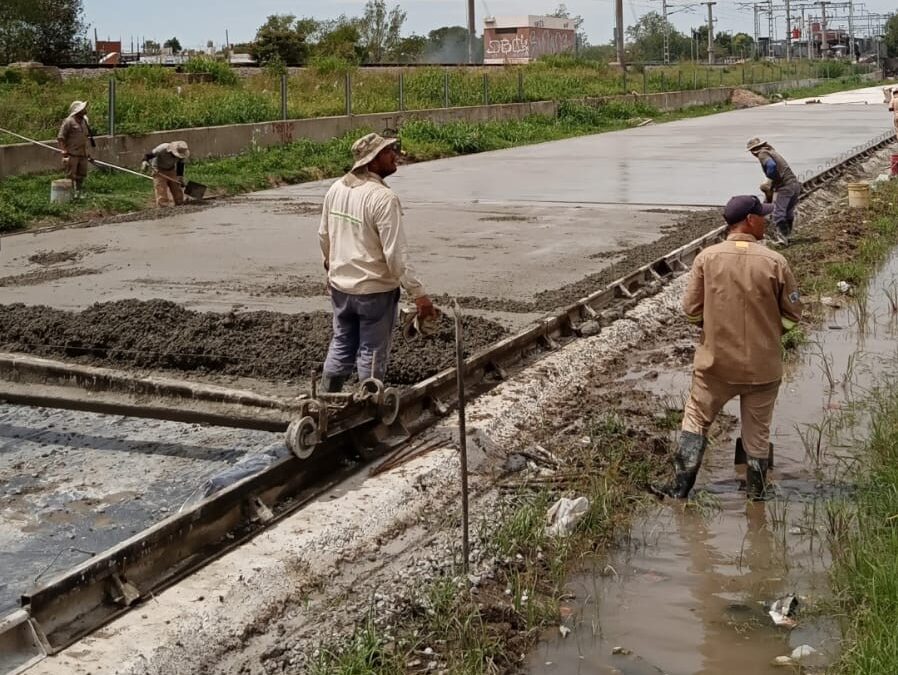 Continuaron las obras en Ruta  Provincial Nº53 y Diagonal Los Tilos