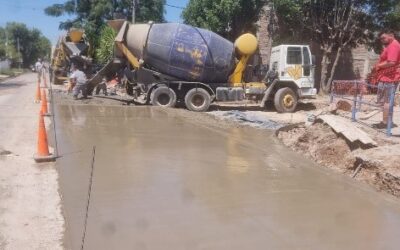 Avanzan las obras viales  en Florencio Varela