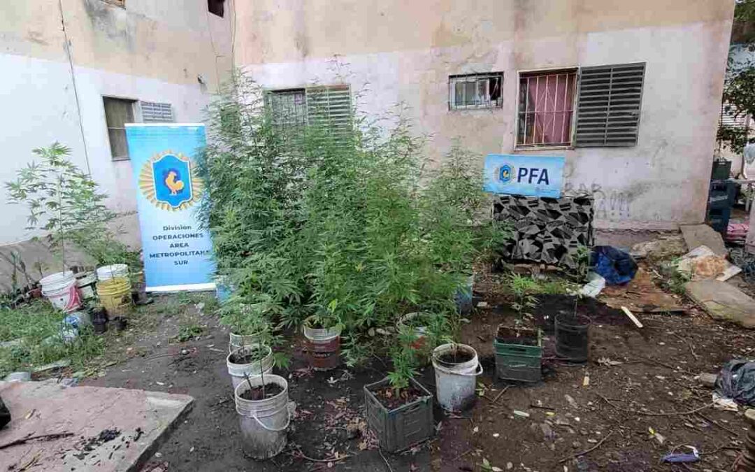 La Policía Federal Argentina desbarató  dos puntos de venta de narcomenudeo en el ex barrio Pepsi de Florencio Varela